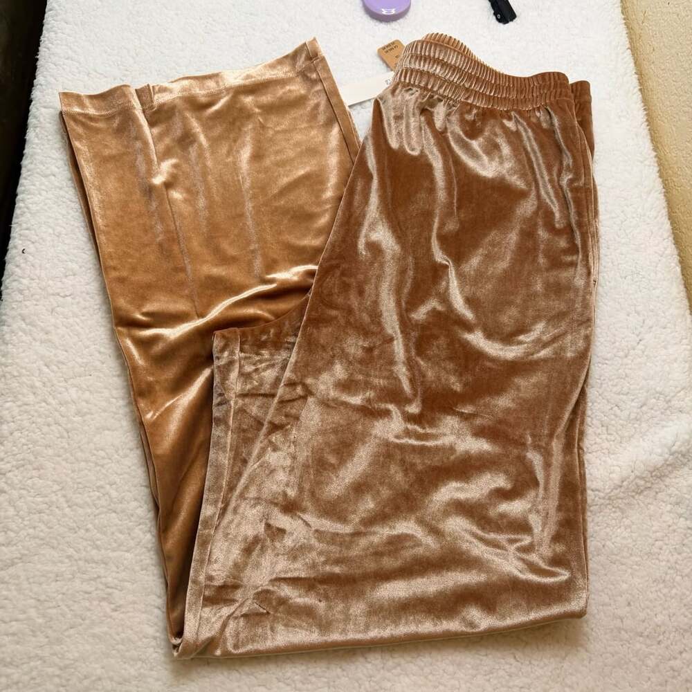 Pink Victoria's Secret Velour Pants Size L